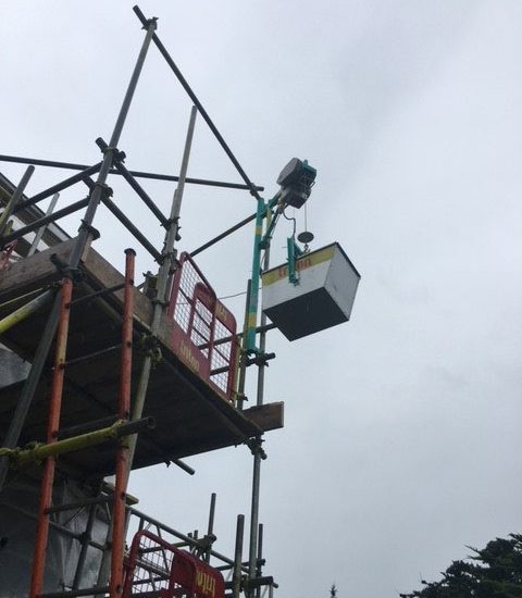 Elephant Hoist Hire at Top - Triton Scaffolding Ltd