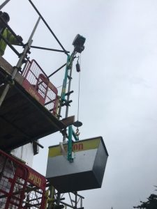 Elephant Hoist Hire Close up - Triton Scaffolding Ltd