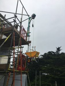 Elephant Hoist Hire with Wheelbarrow - Triton Scaffolding Ltd
